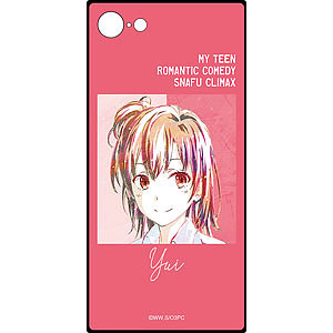 やはり俺の青春ラブコメはまちがっている。完 由比ヶ浜結衣 スクエア強化ガラスiPhoneケース(7/8/SE(第2世代))