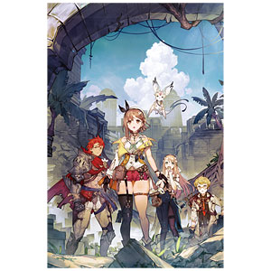 ライザのアトリエ2　クラウディア　タペストリー タペストリー ライザ＆クラウディア ガスト復刻B2タペストリー
