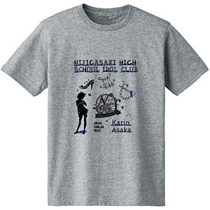 ラブライブ！虹ヶ咲学園スクールアイドル同好会 朝香果林 Ani-Sketch Tシャツ メンズ XL