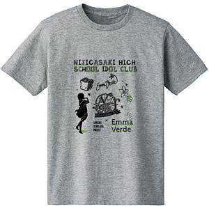 ラブライブ！虹ヶ咲学園スクールアイドル同好会 エマ・ヴェルデ Ani-Sketch Tシャツ メンズ M