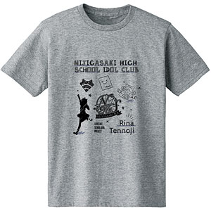 ラブライブ！虹ヶ咲学園スクールアイドル同好会 天王寺璃奈 Ani-Sketch Tシャツ メンズ S