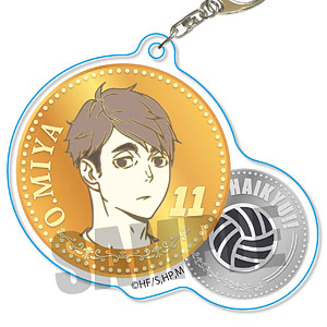 きゃらメダルアクリルキーホルダー ハイキュー！！ TO THE TOP 宮治