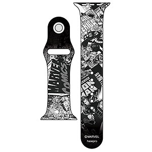 Apple watch バンド マーベルキャラクター 02 BLACK