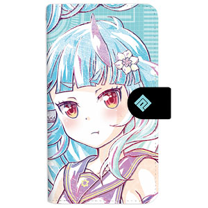 #コンパス 【戦闘摂理解析システム】 デビルミント鬼龍 デルミン Ani-Art 手帳型スマホケース(対象機種/Lサイズ)