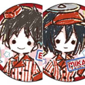 缶バッジ「進撃の巨人」11/カフェver. グラフアート 6個入りBOX[A3