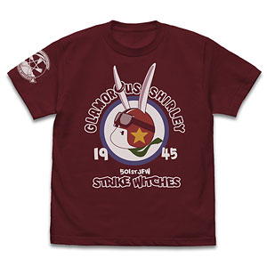 第501統合戦闘航空団 ストライクウィッチーズ ROAD to BERLIN シャーロット パーソナルマーク Tシャツ/BURGUNDY-XL
