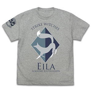 第501統合戦闘航空団 ストライクウィッチーズ ROAD to BERLIN エイラ パーソナルマーク Tシャツ/MIX GRAY-M