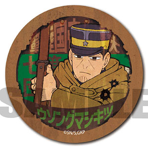 レトロ看板缶バッジ ゴールデンカムイ 尾形百之助（再販）[ベル