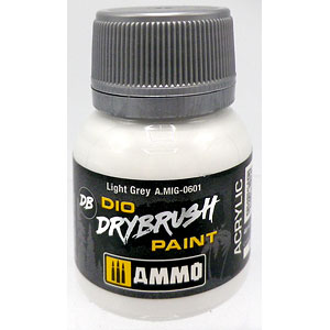 ダイオ ドライブラシペイント：ライトグレー