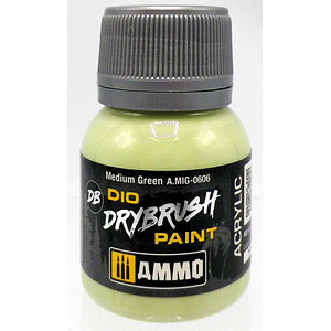 ダイオ ドライブラシペイント：ミディアムグリーン
