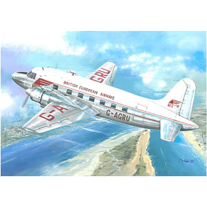 1/72 英・ビッカース・ヴァイキング双発旅客機1A型・BEA英国欧州航空 プラモデル