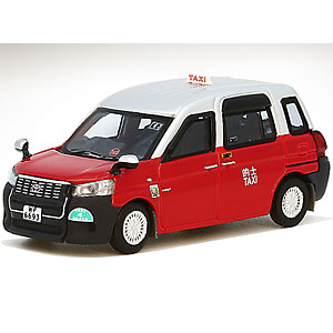 1/64 ダイキャストモデル トヨタ・コンフォートハイブリッドタクシー[香港版JPN TAXI] C-33101 アバン レッド