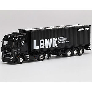 1/64 メルセデスベンツ アクトロス 40ftコンテナ“LBWK”付属(左ハンドル