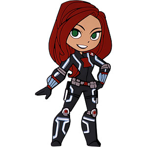 マグネットフック MARVEL ブラック・ウィドウ