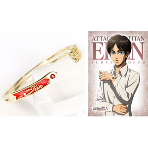 ☆ 進撃の巨人 ブロマイド付きバングル バングル リヴァイ ハンジ 進撃