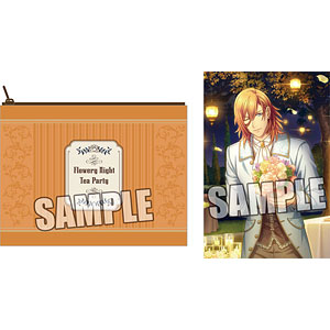 うたの☆プリンスさまっ♪ ポストカード付きマルチポーチ Flowery Night Tea Party アナザーショットVer.「神宮寺レン」