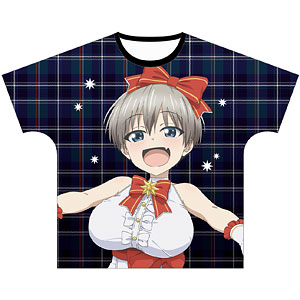 宇崎ちゃんは遊びたい！ 描き下ろしイラスト 宇崎花 クリスマスver. フルグラフィックTシャツ ユニセックス M