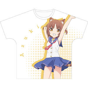 ネコぱら アズキ フルグラフィックTシャツ ユニセックス S