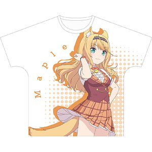 ネコぱら メイプル フルグラフィックTシャツ ユニセックス XL