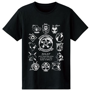 第501統合戦闘航空団 ストライクウィッチーズ ROAD to BERLIN Ani-Sketch Tシャツ メンズ S