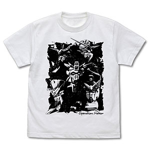 新機動戦記ガンダムW オペレーションメテオ MS Tシャツ/WHITE-XL