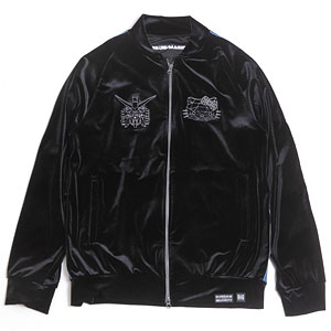 ガンダム×ハローキティ トラックジャケット unisex BLK XL
