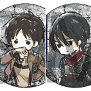 缶バッジ「進撃の巨人」15/The Final Season ver. グラフアート 6個
