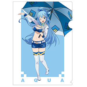 このすば　この素晴らしい世界に祝福を　クリアファイル　グッズ　アクア　めぐみん この素晴らしい世界に祝福を！ 描き下ろしイラスト アクア