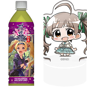 アイドルマスター ミリオンライブ！ ミニッチュボトルキャップセット (緑茶 花咲夜+箱崎星梨花)