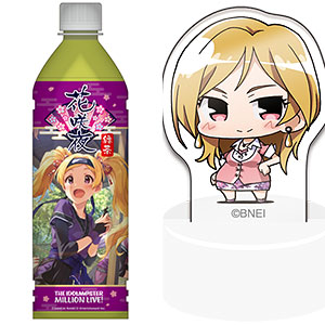 アイドルマスター ミリオンライブ！ ミニッチュボトルキャップセット (緑茶 花咲夜+百瀬莉緒)
