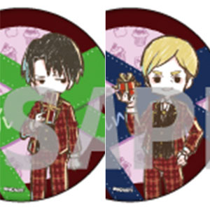 缶バッジ「進撃の巨人」17/バレンタインver. グラフアート 6個入りBOX