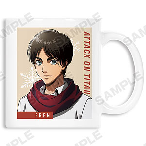 進撃の巨人 描き下ろしイラスト エレン マフラー着用ver. マグカップ