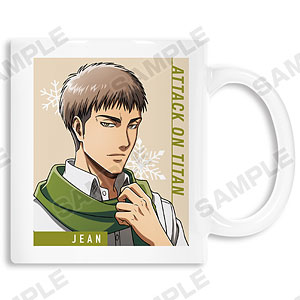 進撃の巨人 描き下ろしイラスト ジャン マフラー着用ver. マグカップ