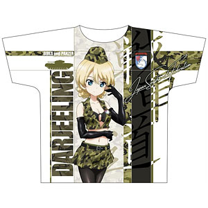 ガールズ＆パンツァー最終章 フルグラフィックTシャツ 西住まほ