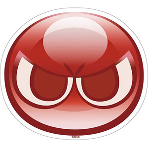 ぷよぷよ ダイカットラバーマットコースター 赤ぷよ