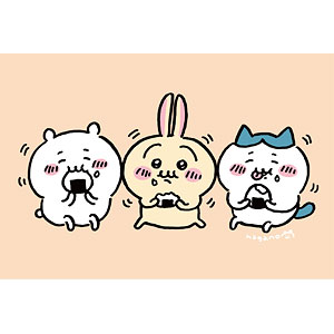 ちいかわ ポストカード (1)お腹すいた3人