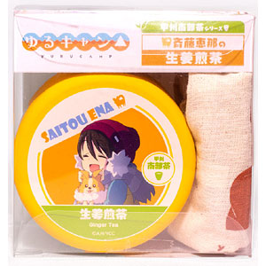 ゆるキャン△ 甲州南部茶シリーズ・お茶缶・巾着 大垣千明の紅茶