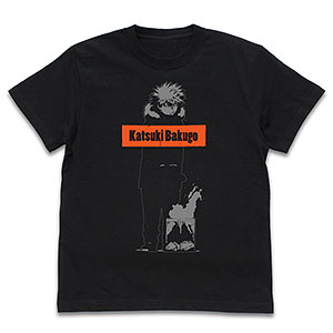 僕のヒーローアカデミア 爆豪勝己 Tシャツ 雪まつりVer./BLACK-XL