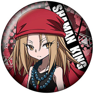 シャーマンキング 缶バッジ 恐山アンナ