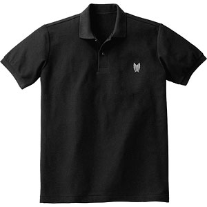 進撃の巨人 調査兵団 ワンポイント刺繍ポロシャツ メンズ LL