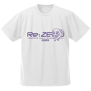 Re：ゼロから始める異世界生活 エミリア ドライTシャツ デフォルメVer./WHITE-S