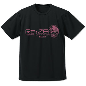 Re：ゼロから始める異世界生活 ラム ドライTシャツ デフォルメVer./BLACK-XL