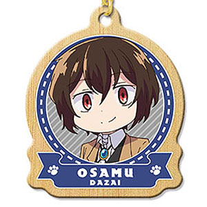 文豪ストレイドッグス わん！ 木製ストラップ 02 太宰治