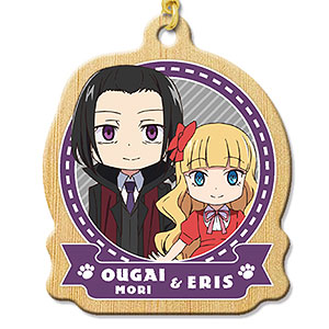 文豪ストレイドッグス わん！ 木製ストラップ 09 森鴎外＆エリス
