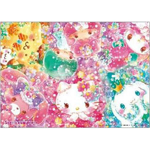 ジグソーパズル サンリオ フローラリウム お花に囲まれて 108ピース (108-842)