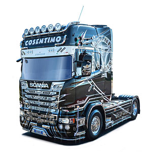 1/24 スカニア R730 ストリームラインショートラック プラモデル