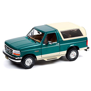 1/18 Artisan Collection - 1993 Ford Bronco - Eddie Bauer Edition - Emerald Green with Tan Interior