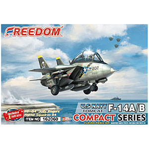 コンパクトシリーズ：F-14A/B トムキャット/ボムキャット 米海軍 VF-84 ジョリーロジャーズ 2 in 1