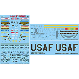 1/72 アメリカ空軍 KC-135R ストラトタンカー パート2 デカール