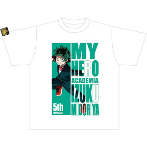 僕のヒーローアカデミア Tシャツ 5周年 緑谷